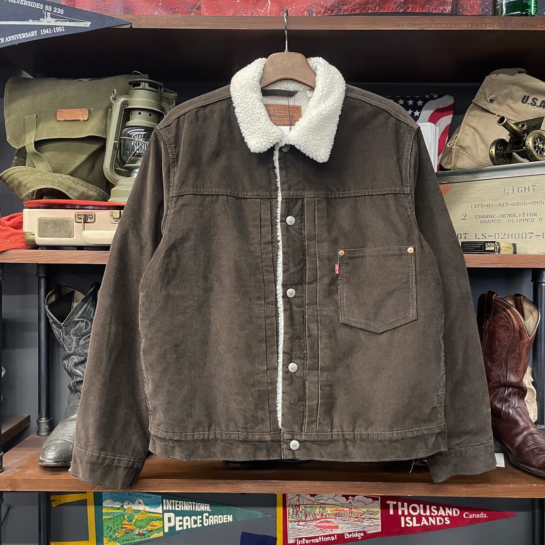 리바이스 타입1 코듀로이 쉐르파 자켓 상품이미지1