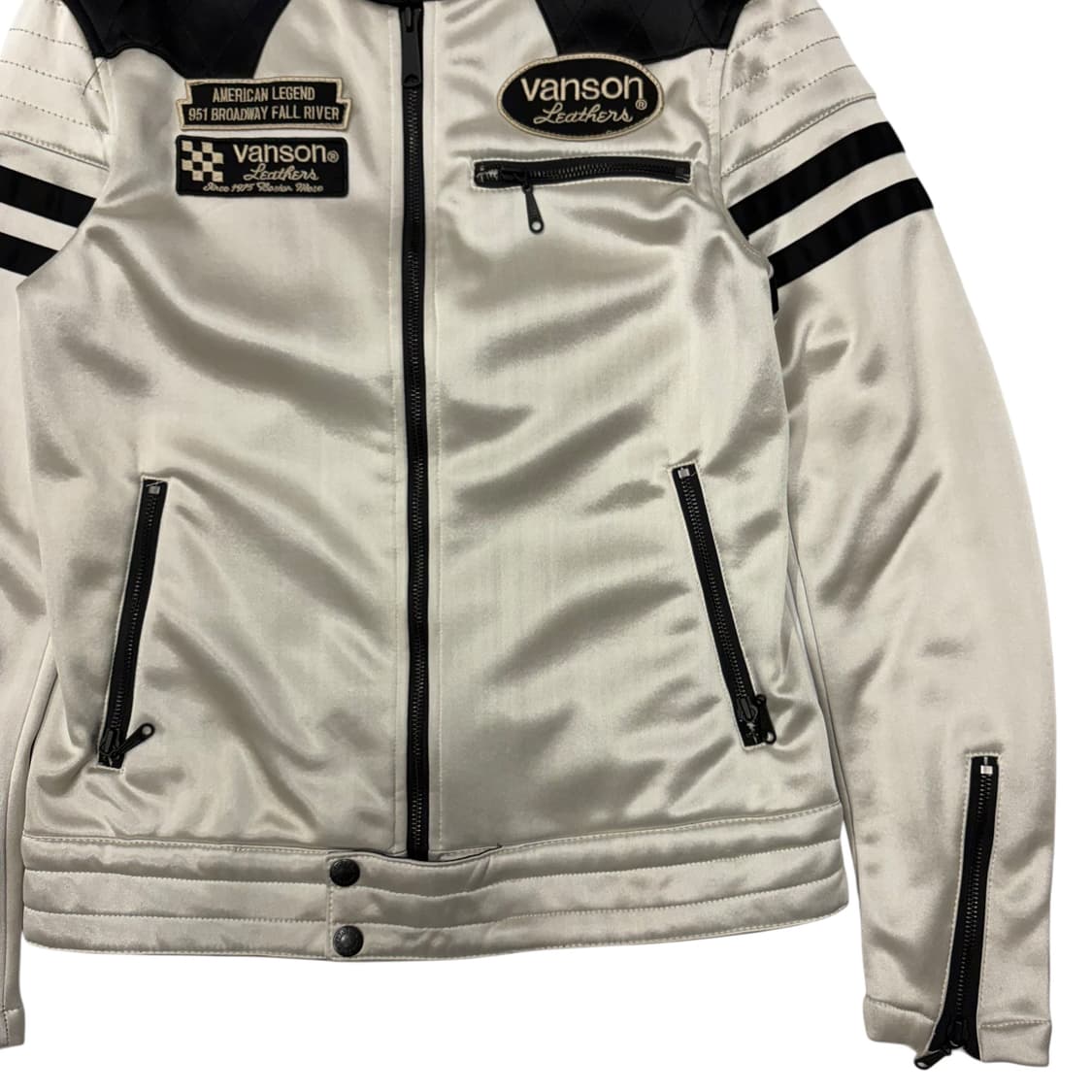 밴슨 레더 아메리칸 레전드 레이싱 자켓 M 상품이미지3