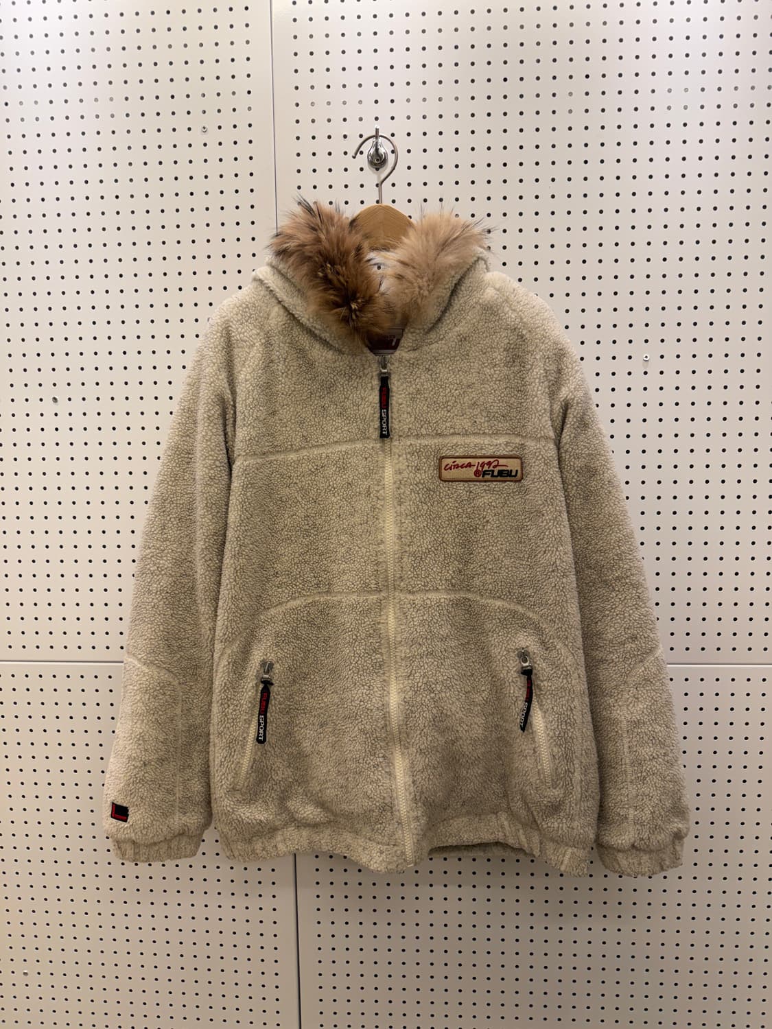 후부 양털 퍼 후드 집업 U779 상품이미지2