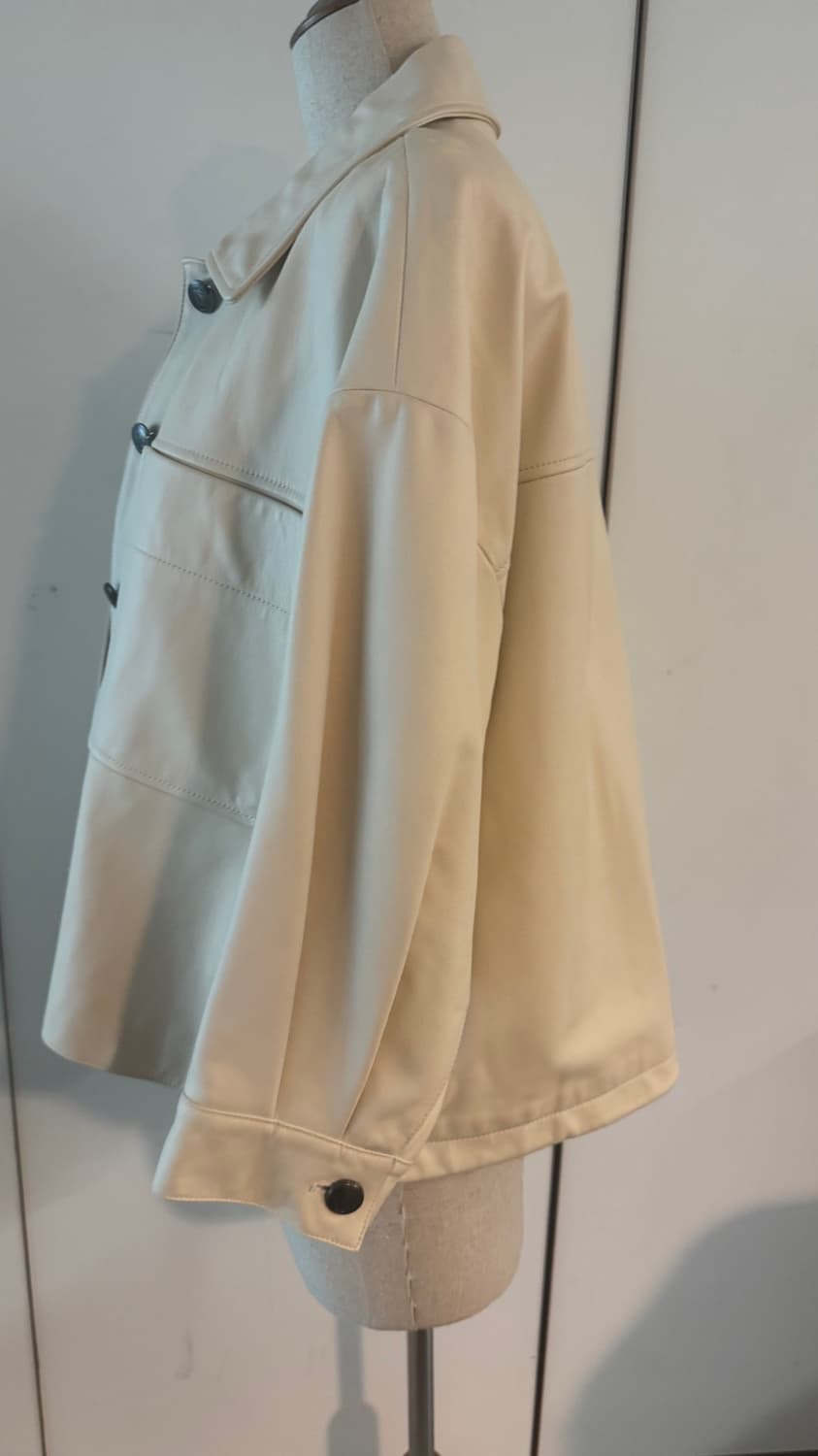 이태리 양가죽 천연가죽  리오벨 자켓  아이보리 색상  77 상품이미지6