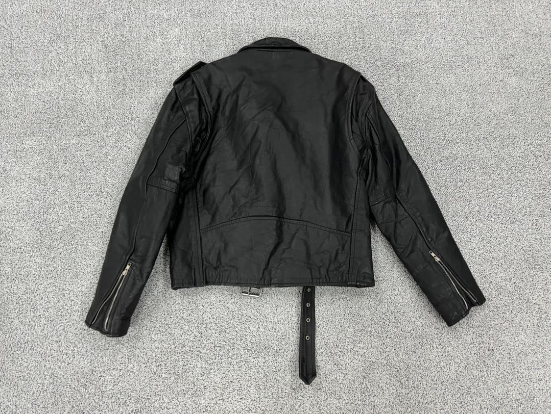 90s 빈티지 소가죽 라이더자켓 상품이미지2