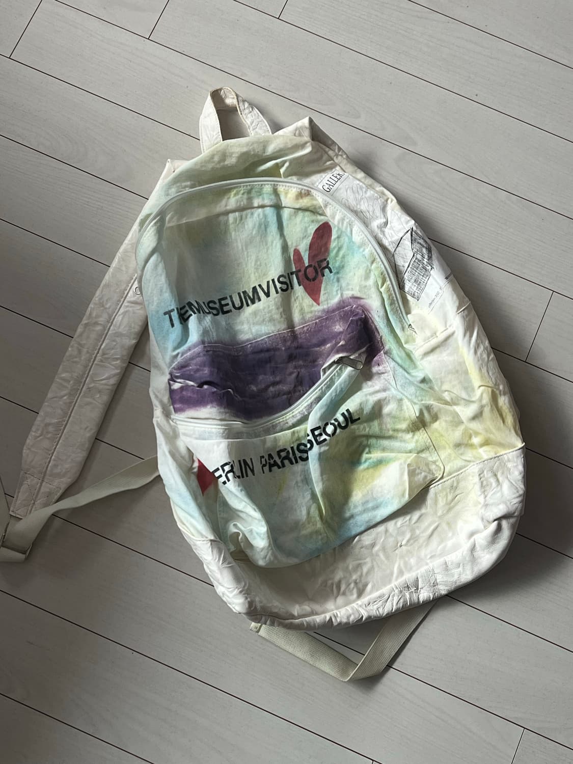 더뮤지엄비지터 MULTI SPRAYED BACKPACK 2.0 백팩 상품이미지2