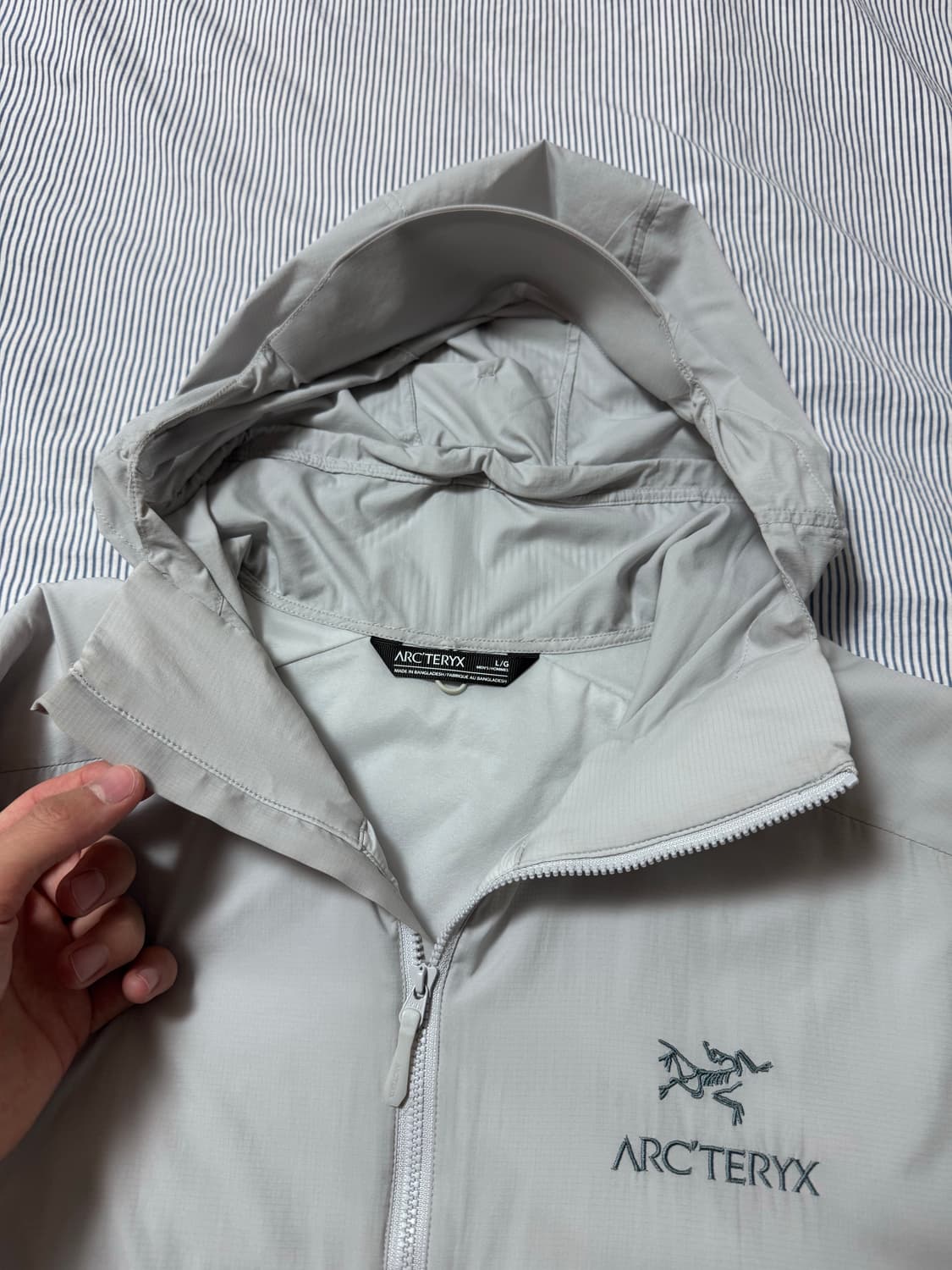 (새상품급) 아크테릭스 아톰 sl 후디 솔리튜드  상품이미지6