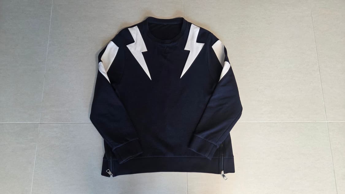 닐바렛 네오플렌 라이닝 썬더  맨투맨 상품이미지3