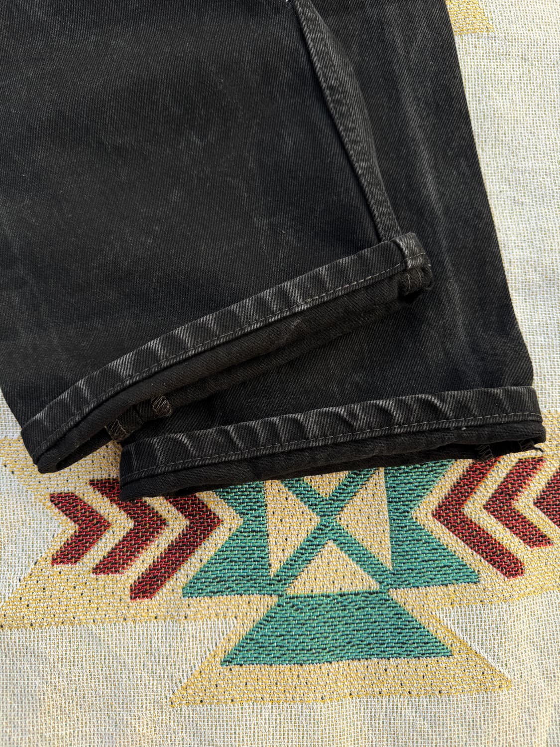 리바이스 505 흑청 36/30 지퍼플라이 상품이미지4