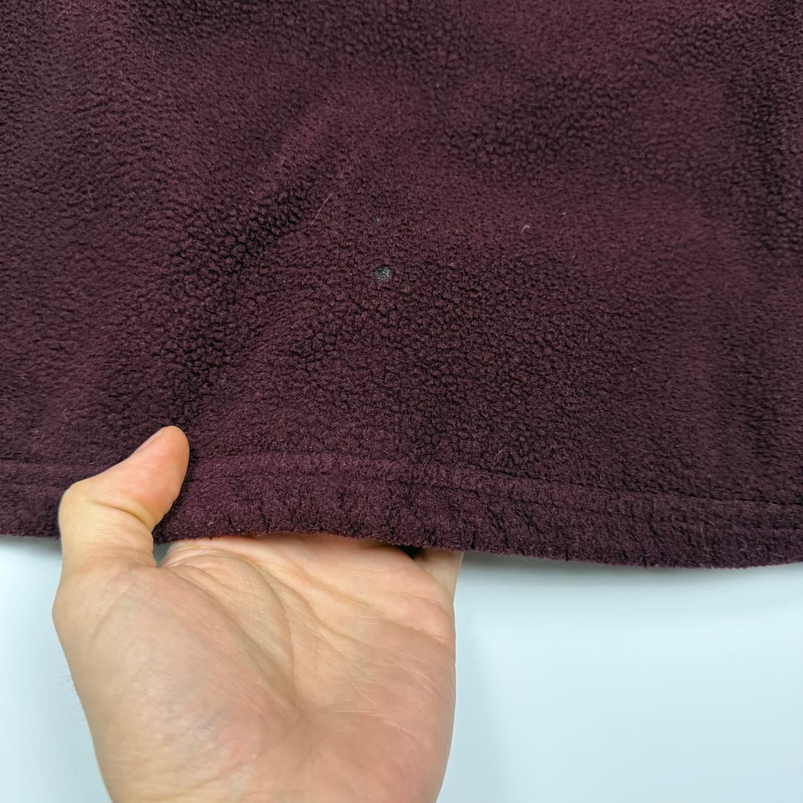 (110) 90s 엘엘빈 플리스 풀오버 버건디 상품이미지8