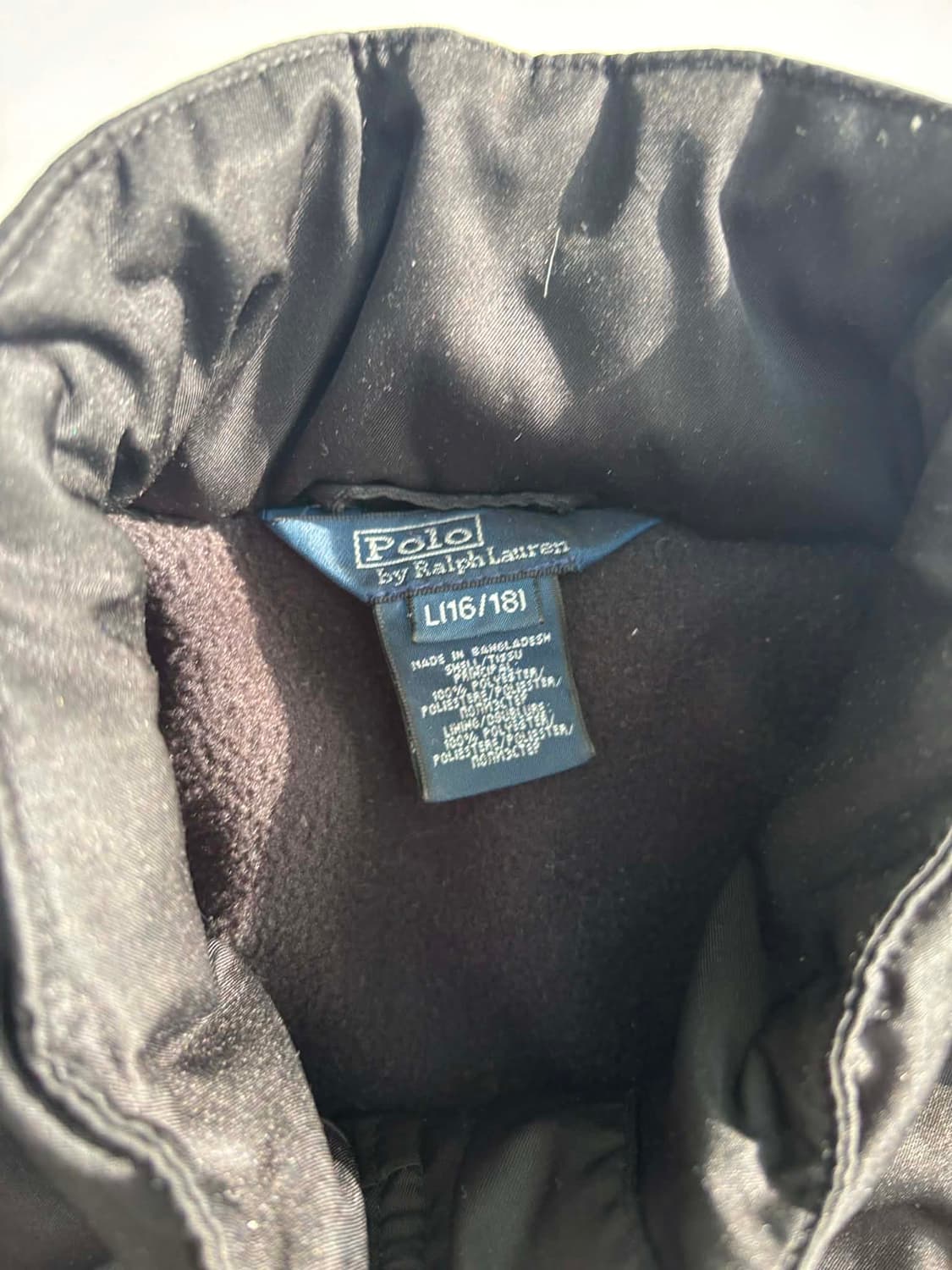 폴로 랄프로렌 블랙 윈드브레이커 자켓(L) 상품이미지4