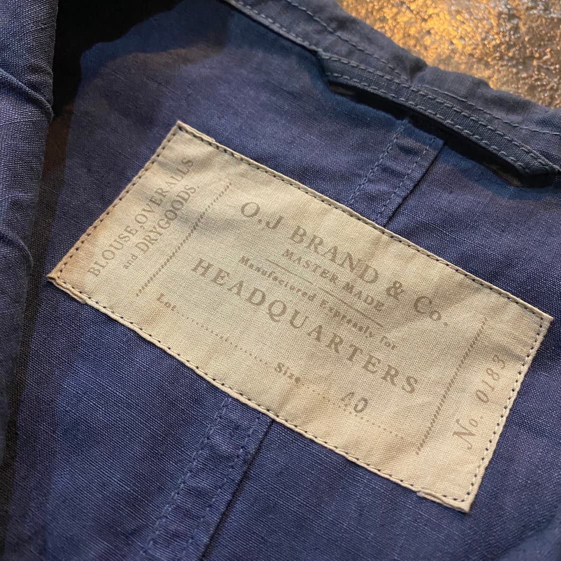 (40) Old joe 리넨 마린 자켓 상품이미지2