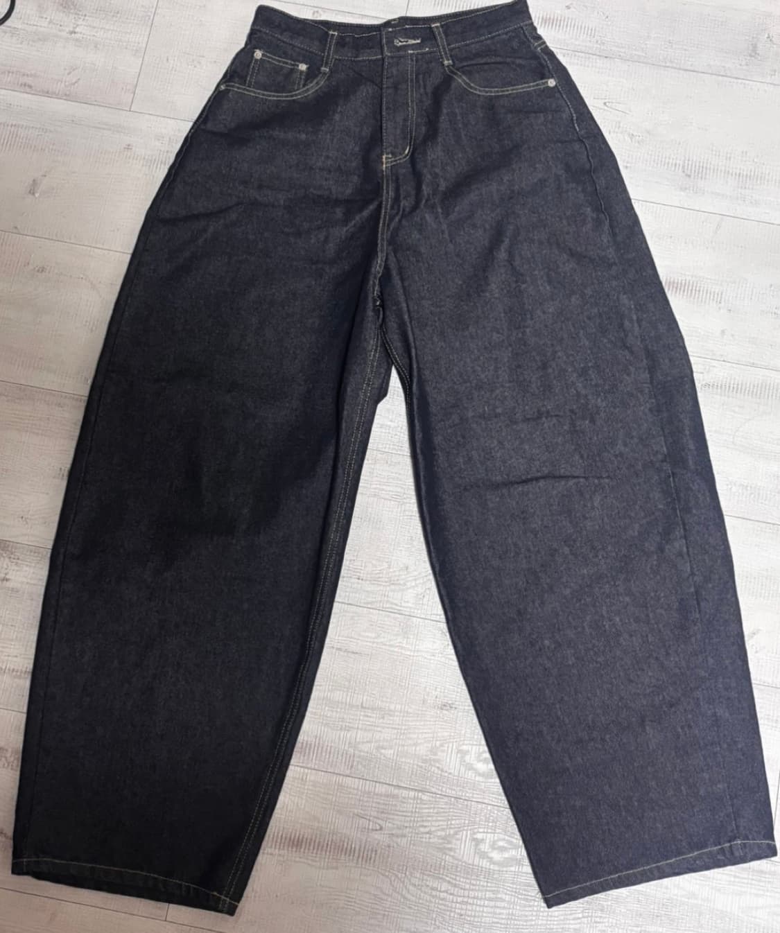 서울베이스 NON-FADE 벌룬 데님 M 상품이미지5