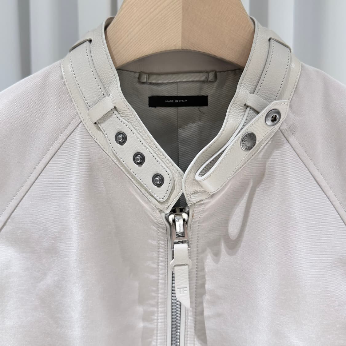 (A/50) / 톰포드 실크 봄버 레더 자켓 상품이미지5