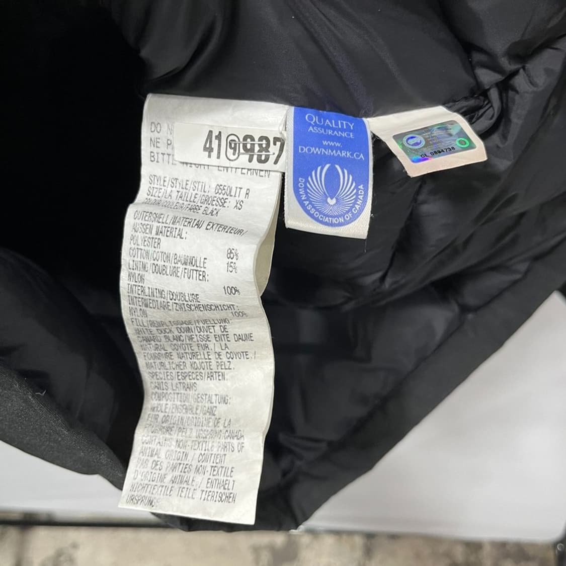 캐나다 구스 롱패딩 XS/TP 상품이미지4