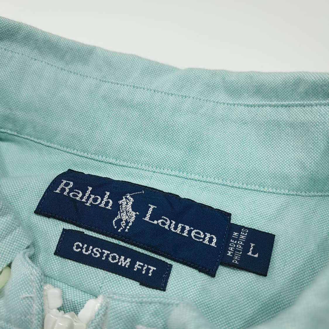 CL792 FREE 폴로 00s 민트 리메이크 크롭 집업 셔츠 상품이미지3