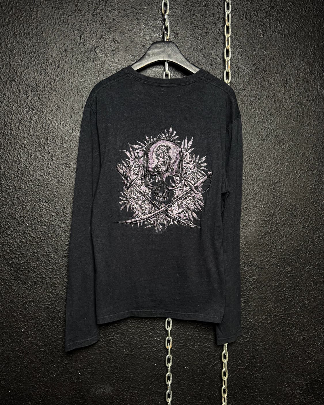 ABORDAGE – Skull V-Neck Long Sleeve  상품이미지10