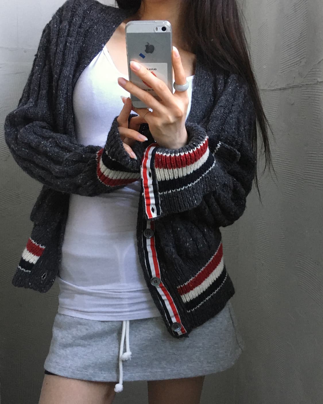 Thom Browne 톰브라운 모헤어 울 가디건 상품이미지1