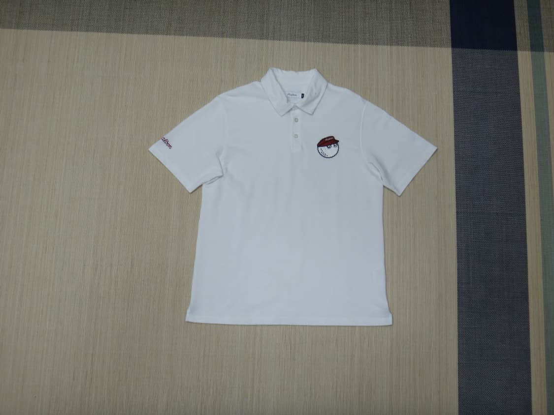 (2XL) 말본 Malbonre 버킷 폴로 티셔츠 WHITE 상품이미지1