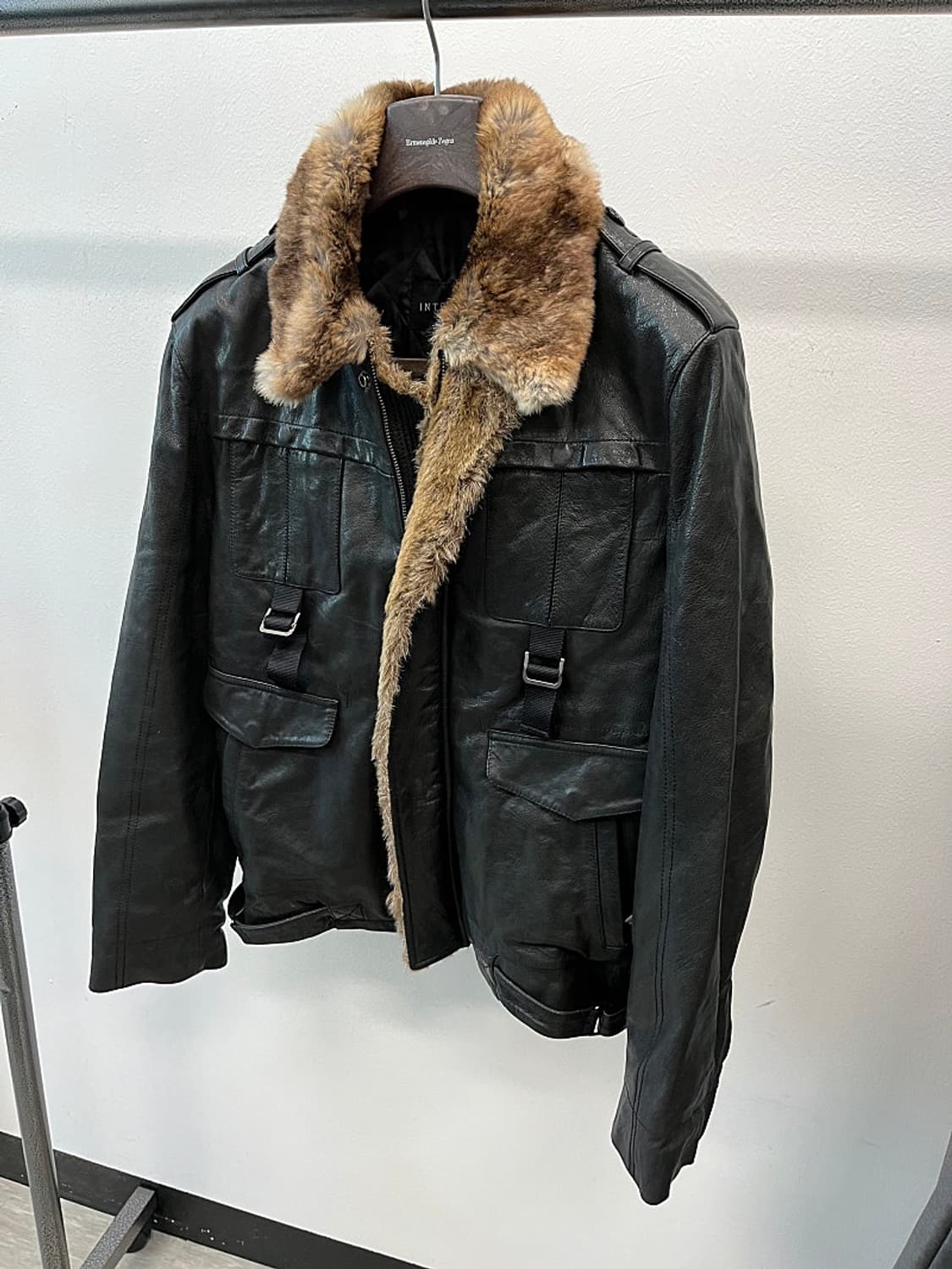100) 인터메조 레빗퍼 레더자켓  상품이미지1