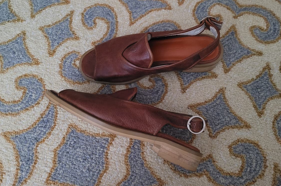 영국 여성 가죽 샌들(235) 상품이미지2