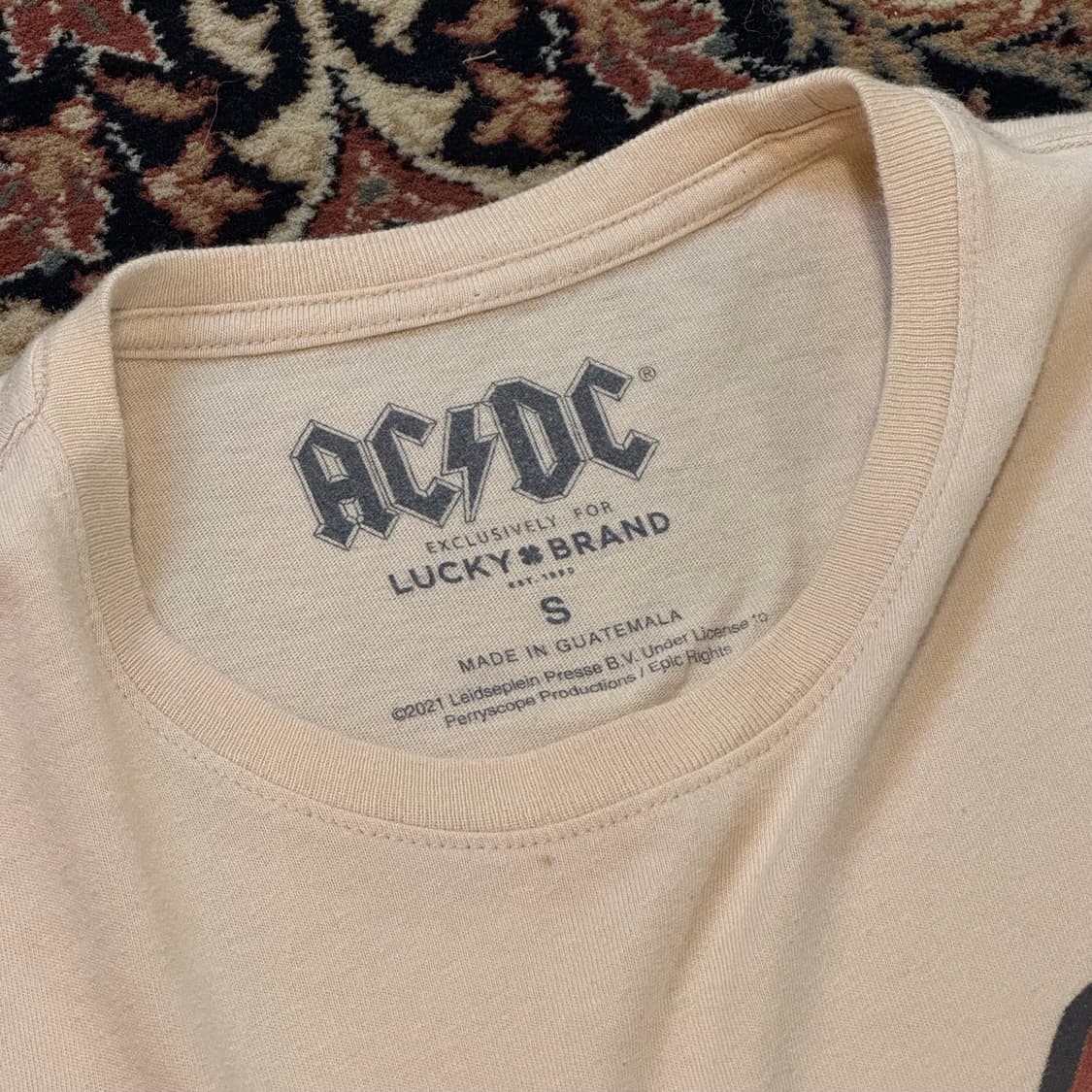 ACDC 락 밴드 티셔츠 (S-M) 상품이미지5