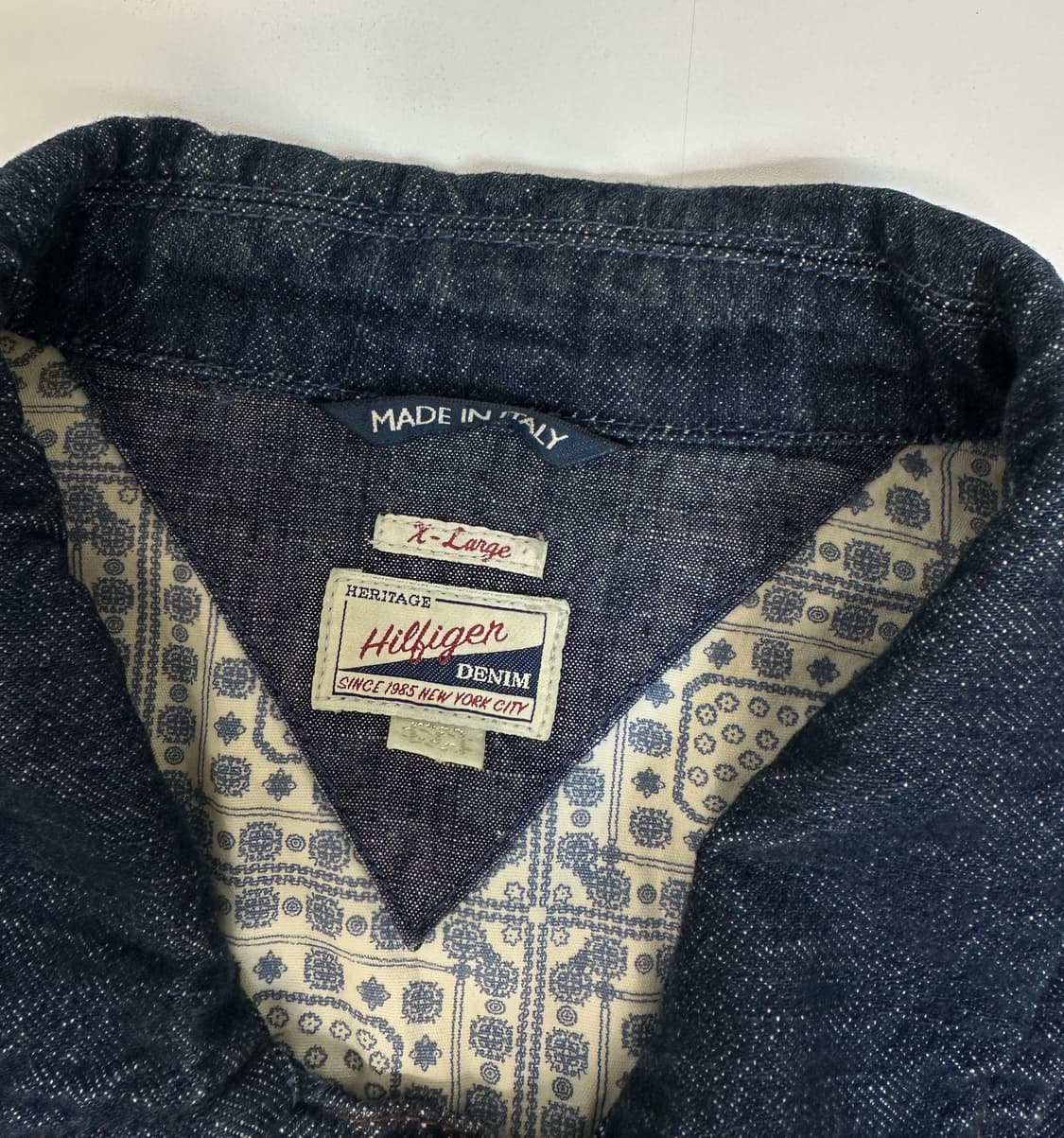 타미 italy 진청 데님 자켓 XL 상품이미지3