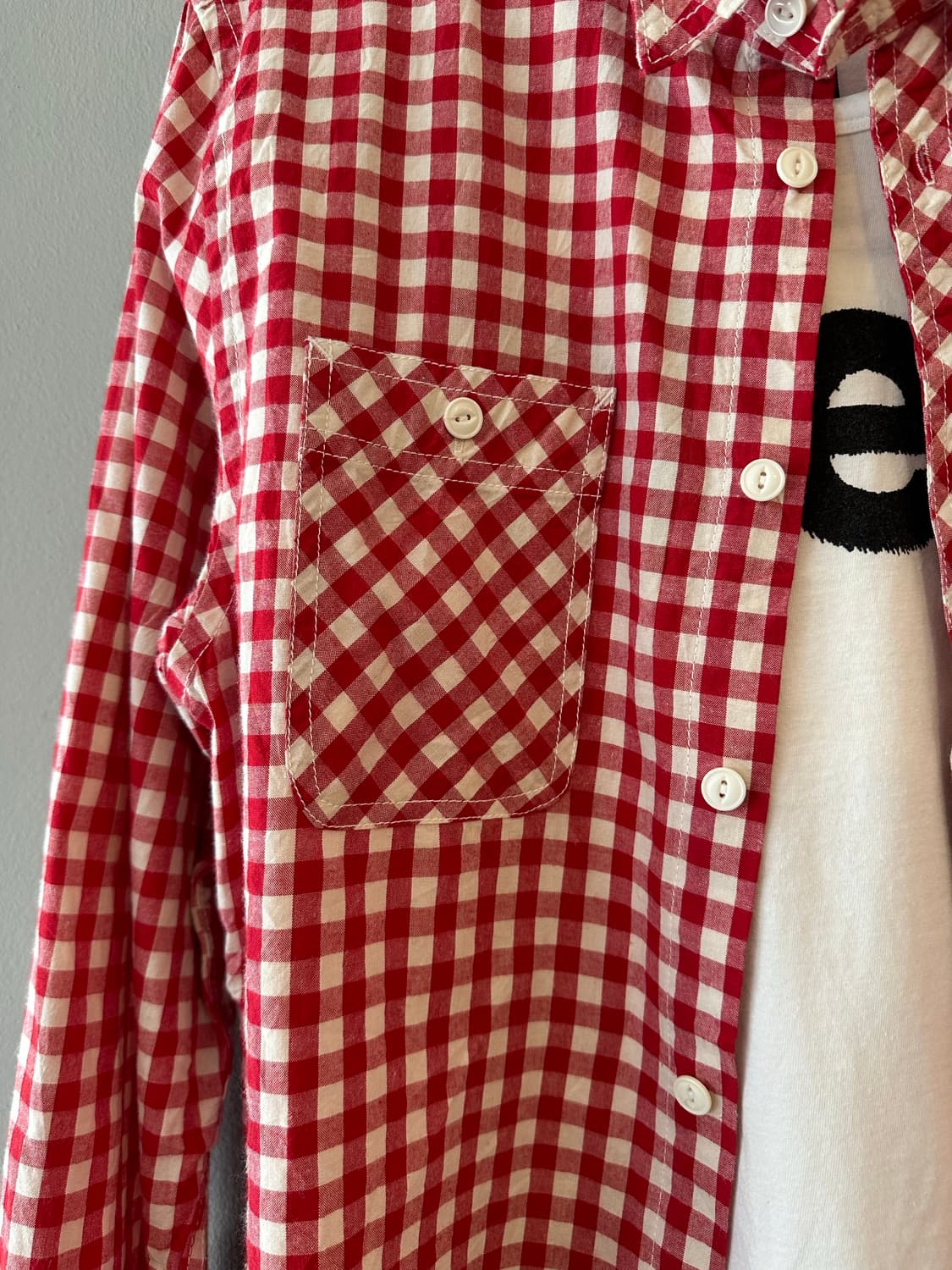 BILLVAN check  pocket-P shirt 상품이미지3