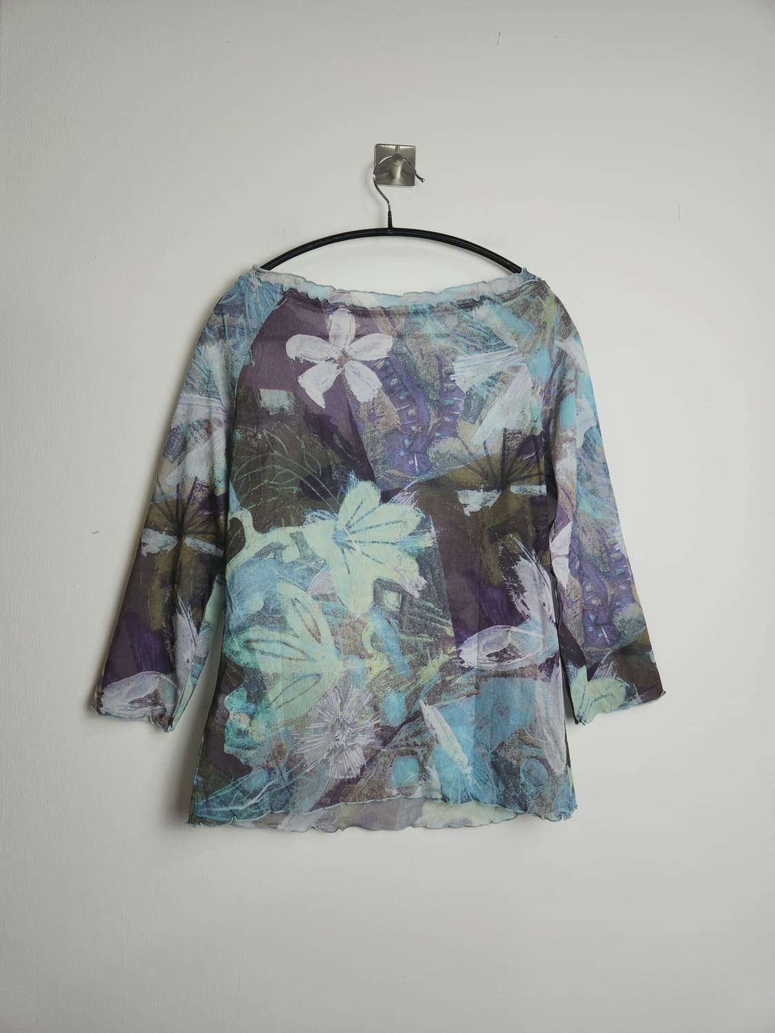 패턴 매쉬 탑 상품이미지8