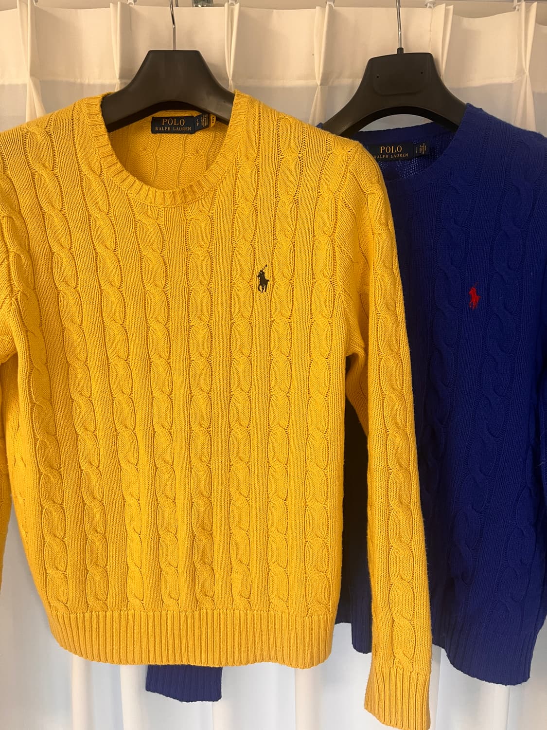 폴로 신형 케이블니트 2종 일괄 (S) 상품이미지1