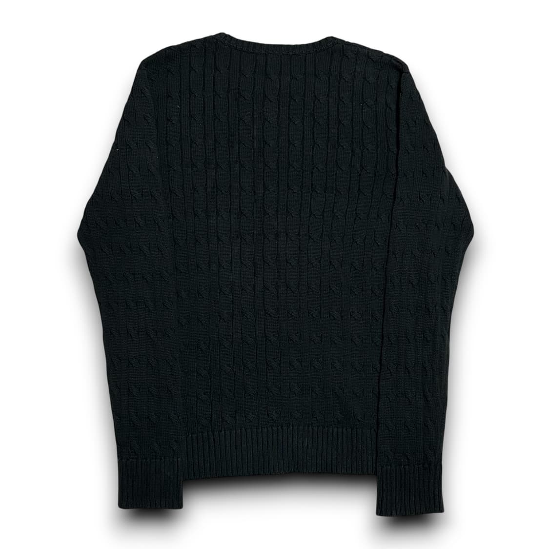 Polo Ralph Lauren 코튼 케이블 블랙 니트 상품이미지2