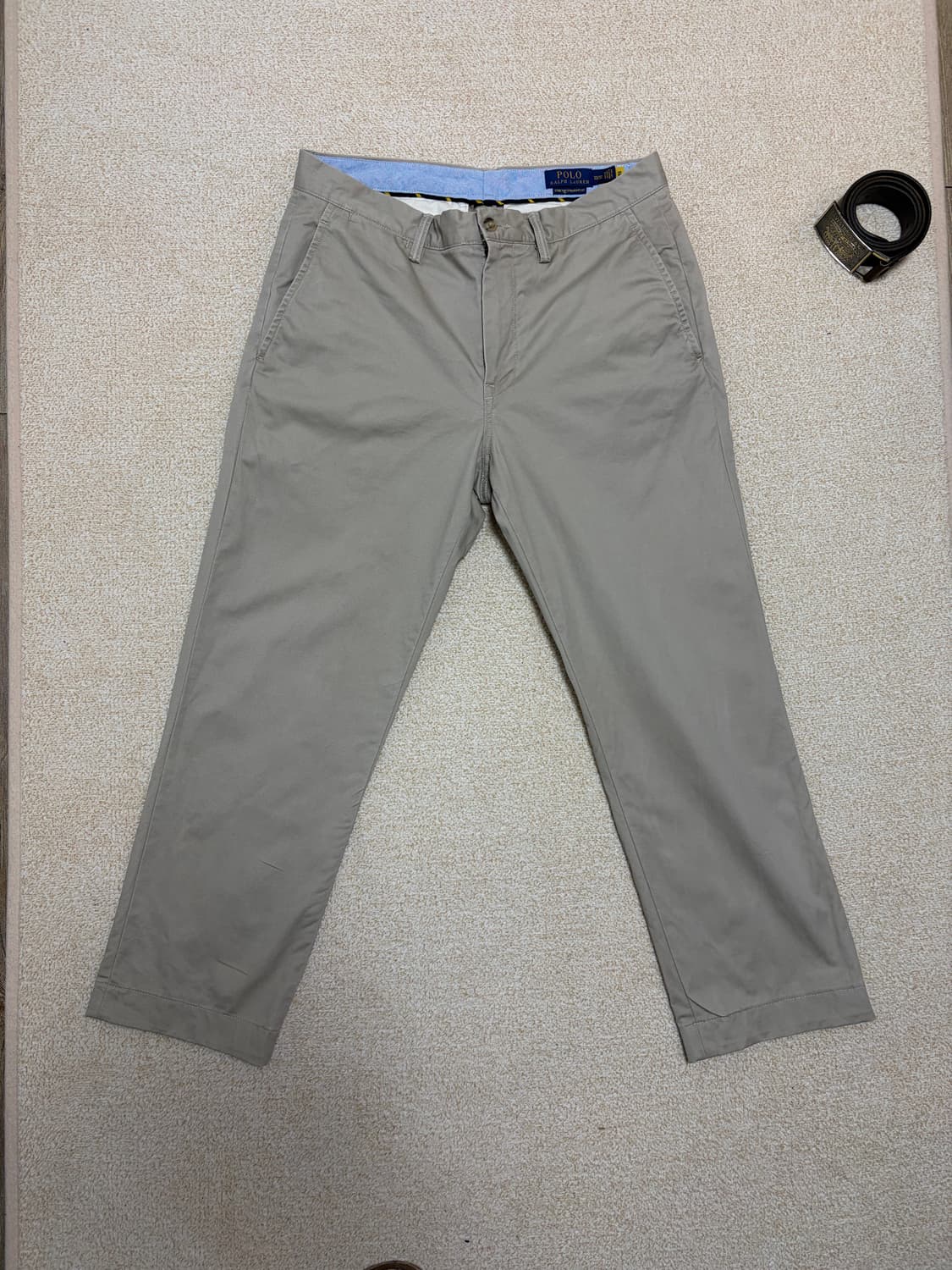 33inch) 폴로 랄프로렌 베이지 치노팬츠 면바지 신형 상품이미지1