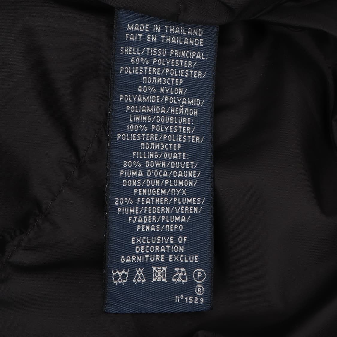 랄프로렌 블랙 벨티드 하이넥 다운 자켓 패딩 상품이미지10