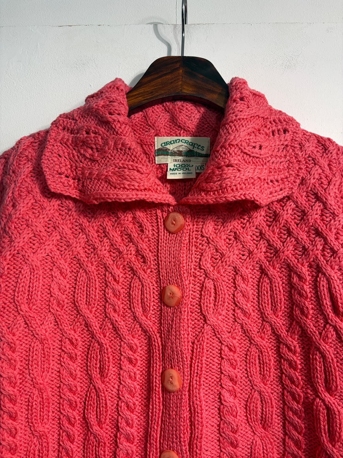 Arancraft 아란크래프트 울100% 아란니트 가디건 상품이미지7