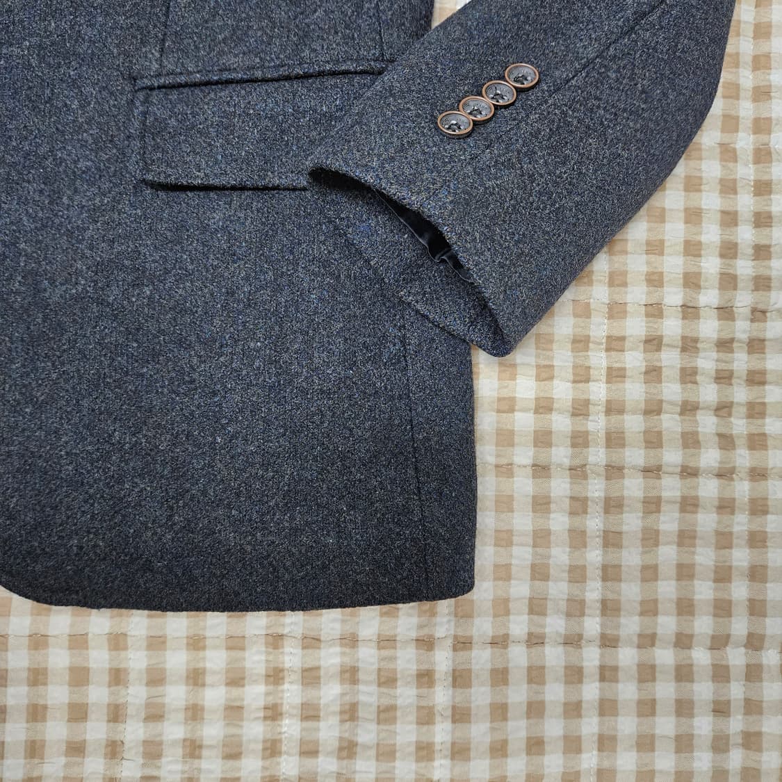 케인 울100 블레이저 자켓 남자100 상품이미지4