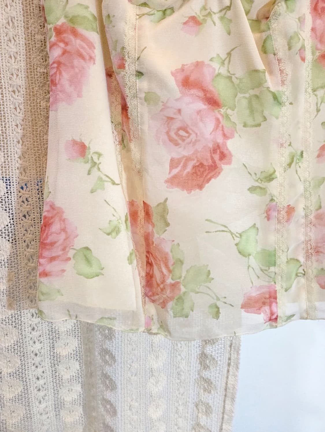 플라워 쉬폰 블라우스 상품이미지3