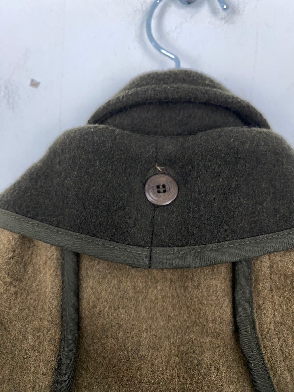 헨리코튼 카키브라운 울 혼방 더플 코트 95 상품이미지3