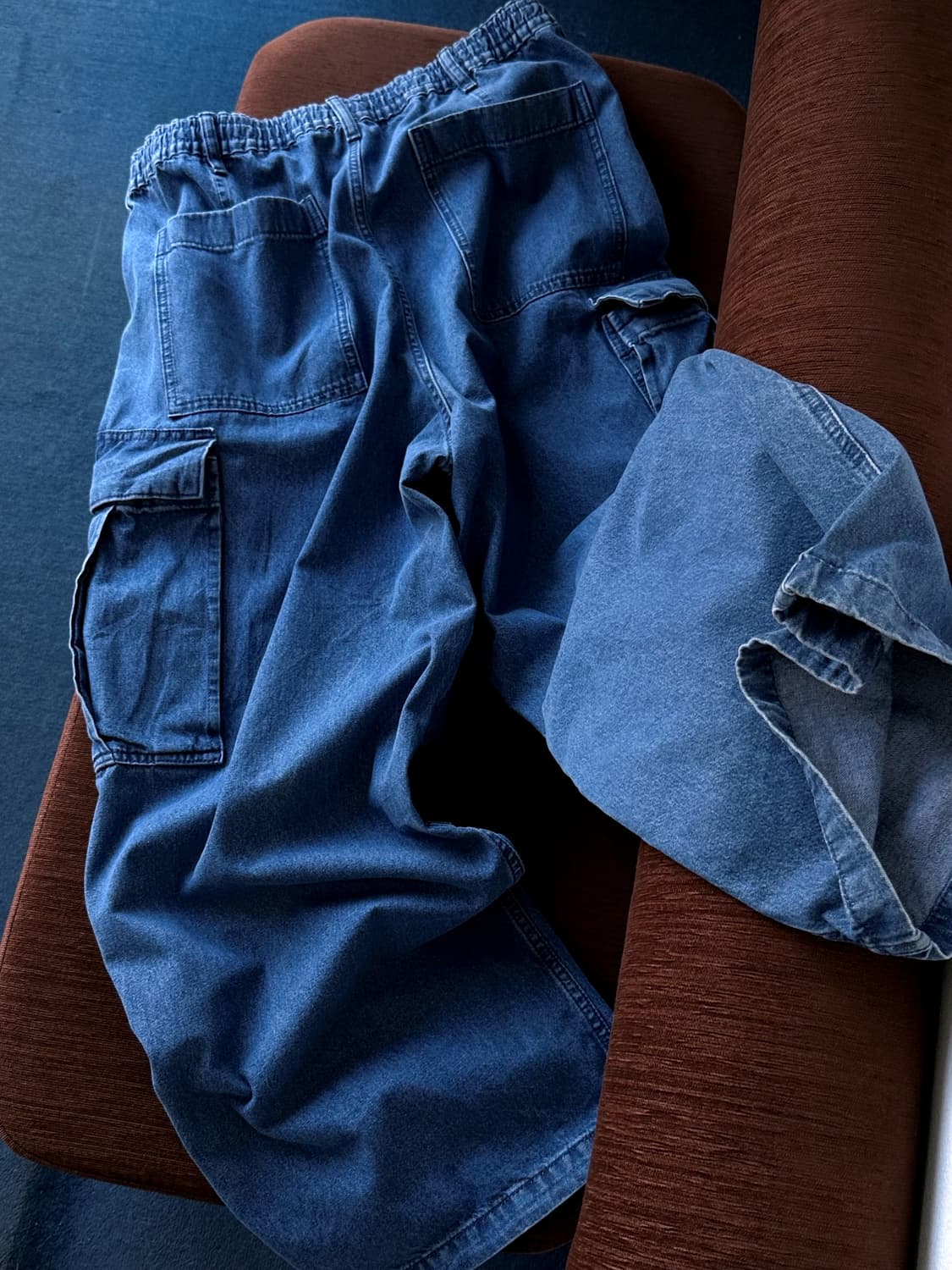 Utility design denim cargo pants 상품이미지1