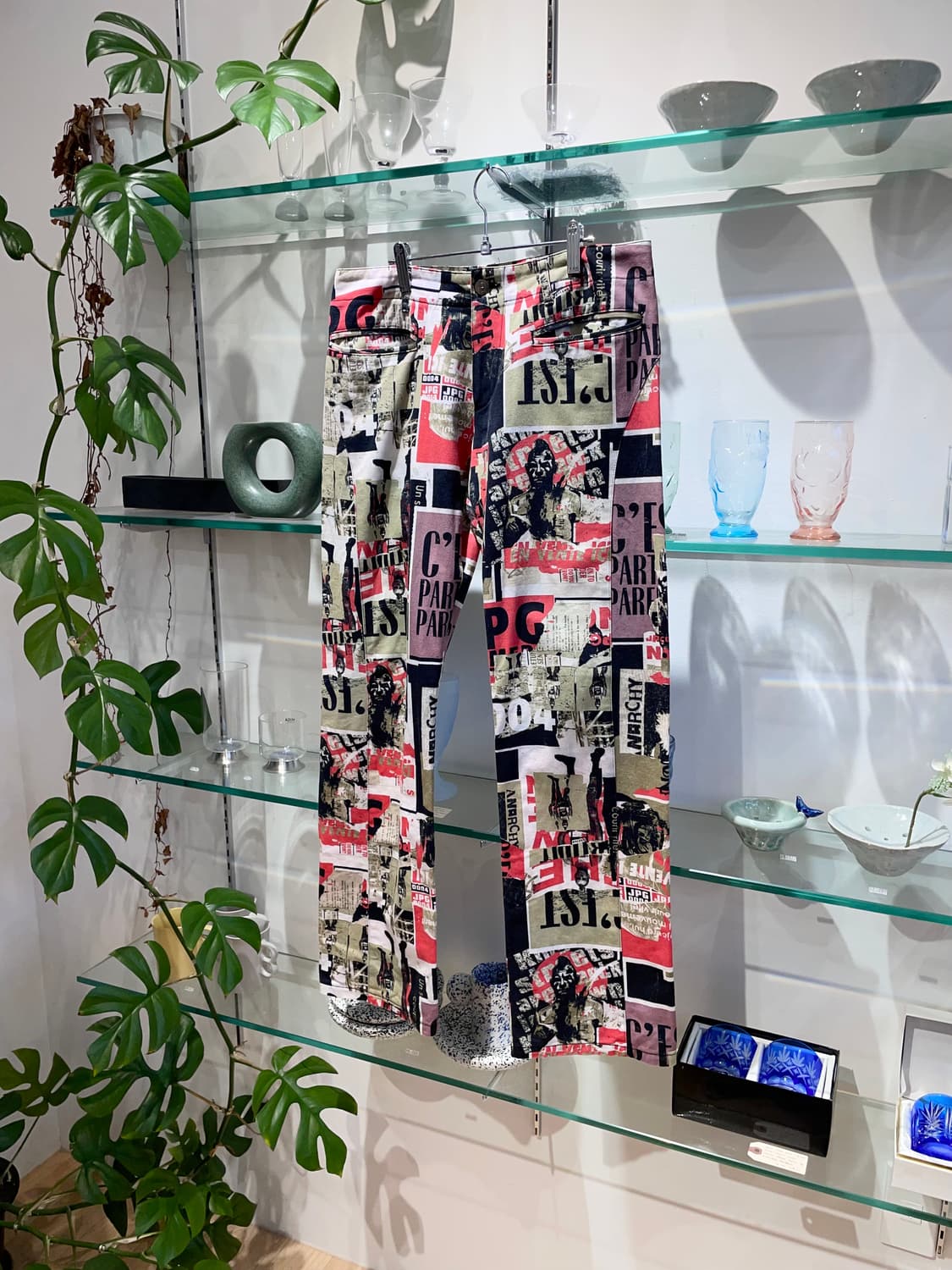 00’s 장 폴 고티에 anarchy fight  racism pants 상품이미지4