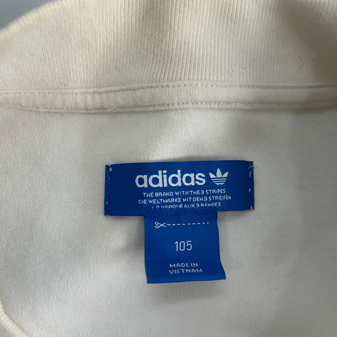 Adidas 아디다스 네이비 트랙탑 아이보리 맨투맨 상품이미지5