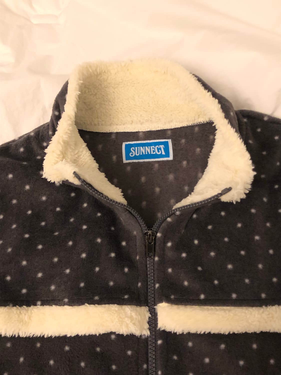 써넥트 도트 플리스 자켓 상품이미지2