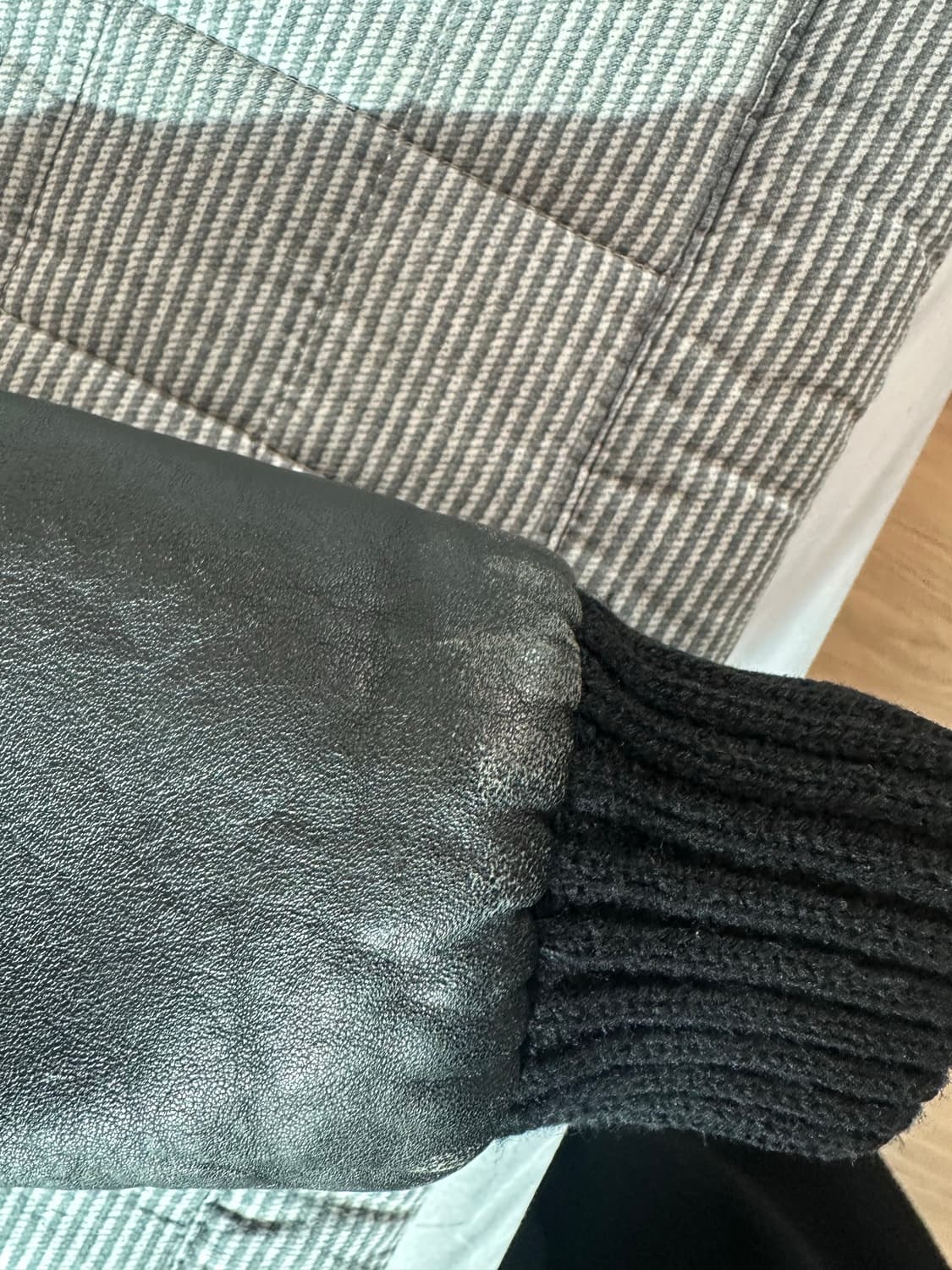 램스킨 양가죽 레더 자켓 상품이미지7