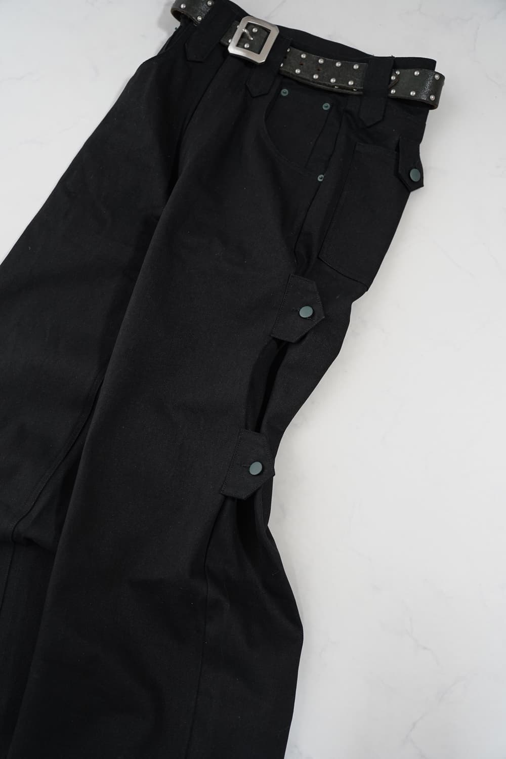 TΣist 4way Side Belt Rigid Denim Pants 상품이미지3