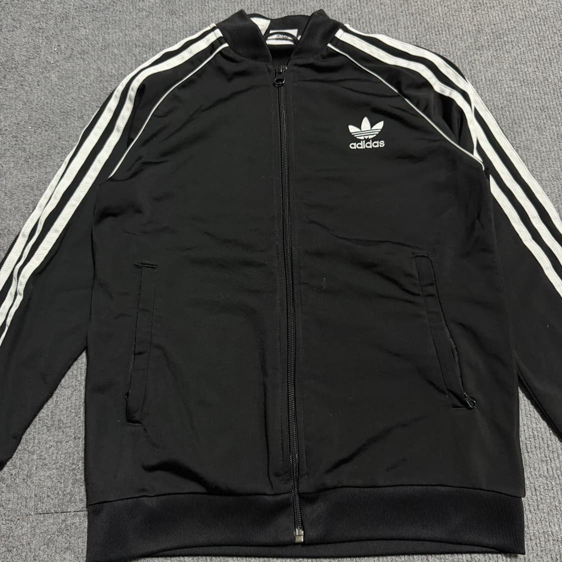 아디다스 블랙 져지 집업 m 상품이미지2