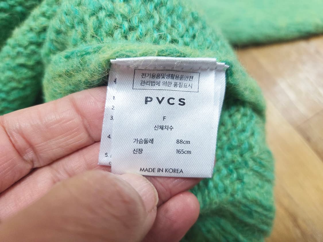 프븏스(PVCS) 알파카 울 브러쉬니트 프리사이즈 새상품 상품이미지7