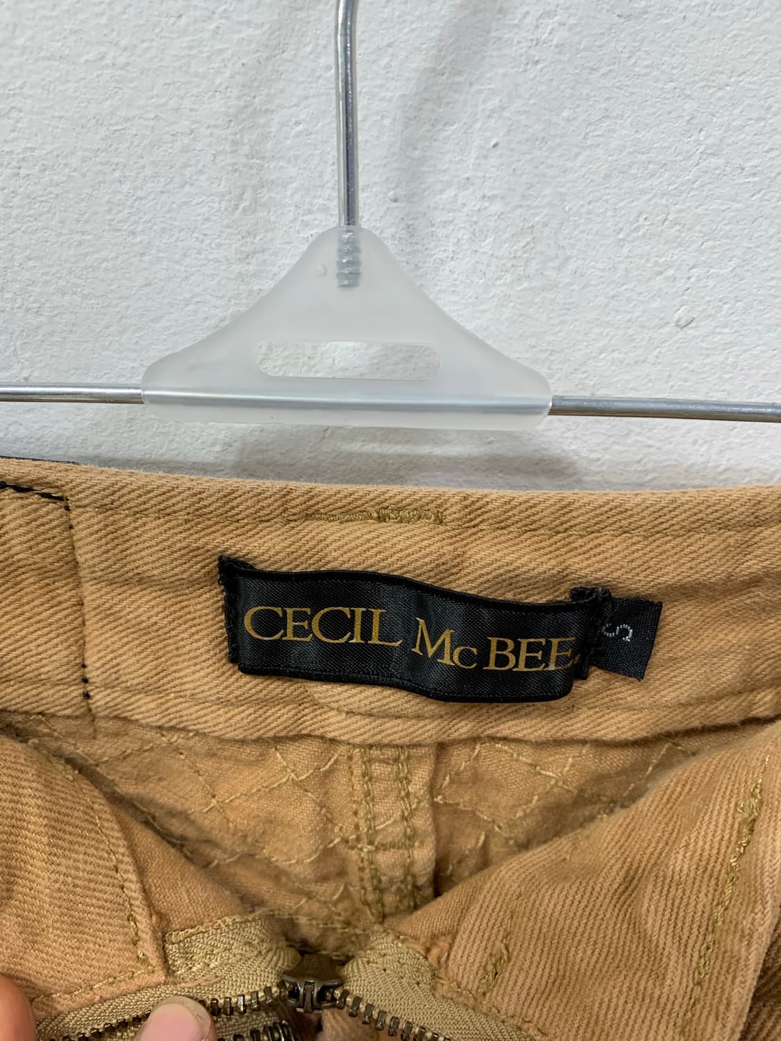 [CECIL MCBEE] 세실맥비 베이지 카고 숏츠 상품이미지7