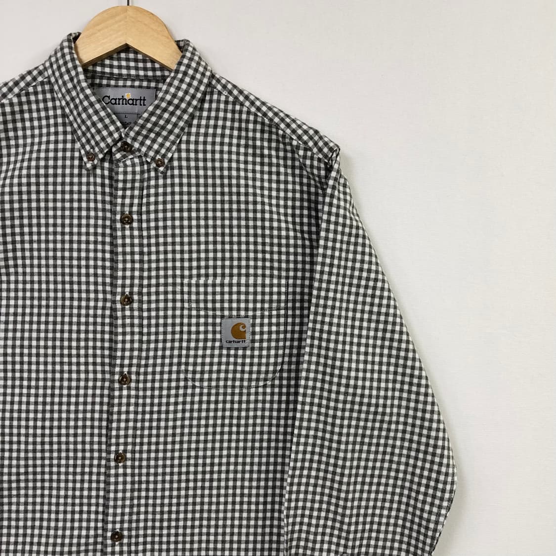 L 칼하트 체크 남방 상품이미지1
