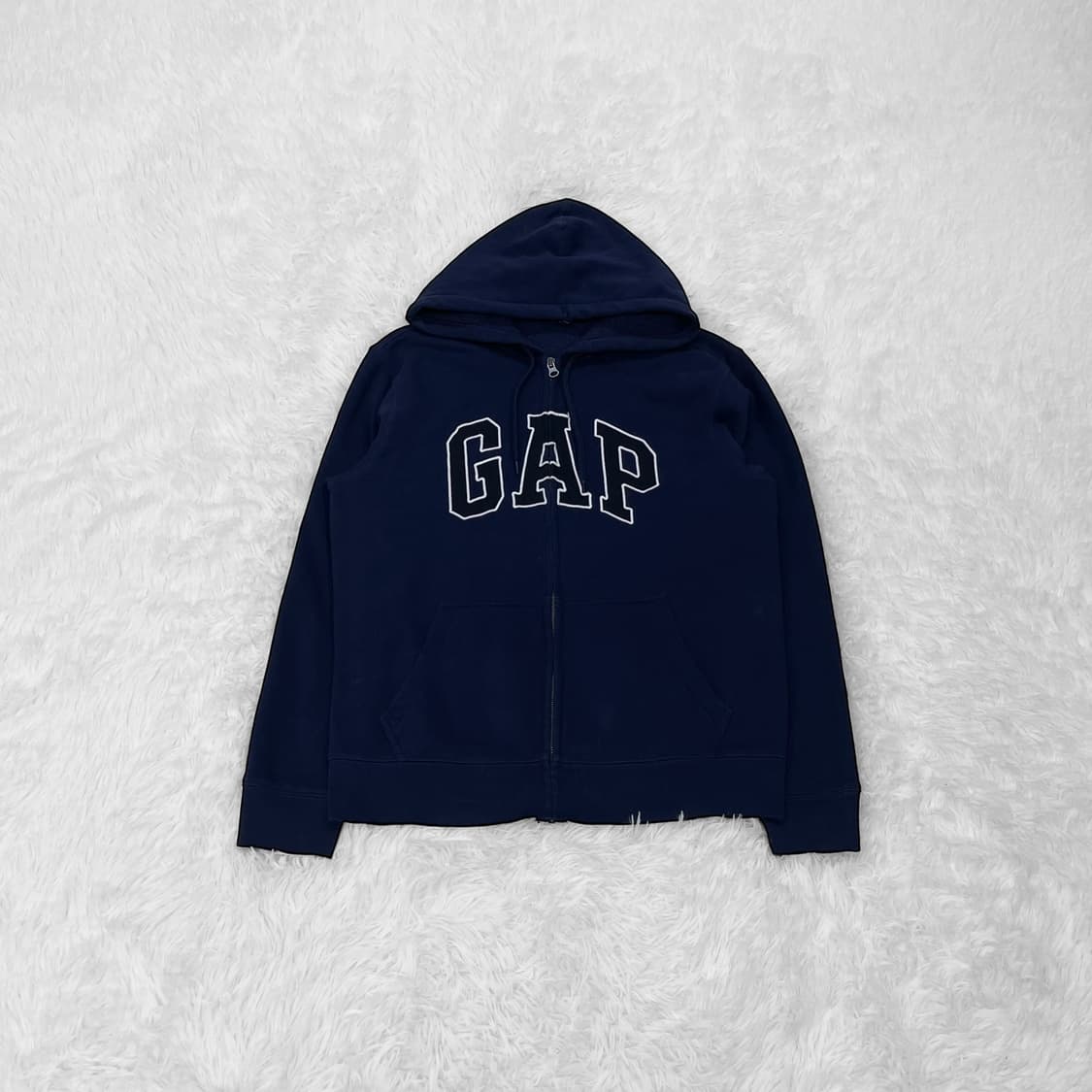 갭 GAP 스펠 로고 후드집업 네이비 상품이미지2