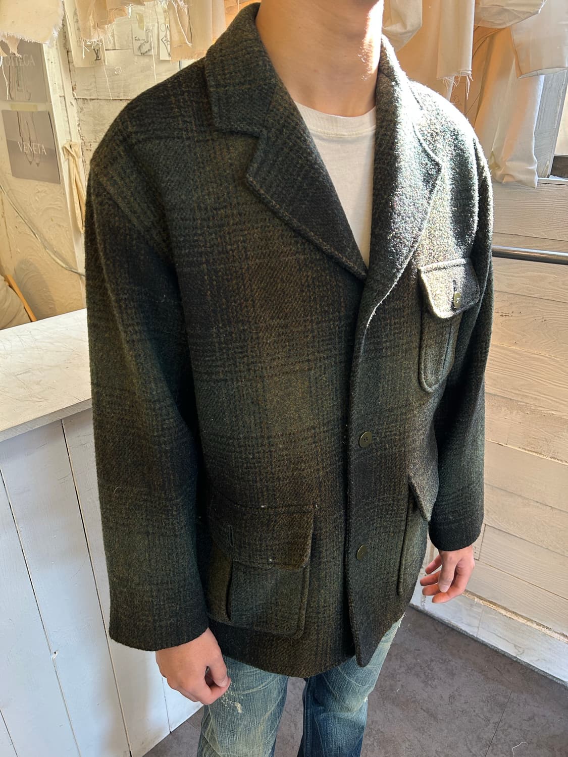 90‘s Calvin Klein jeans 3-button jacket 상품이미지1