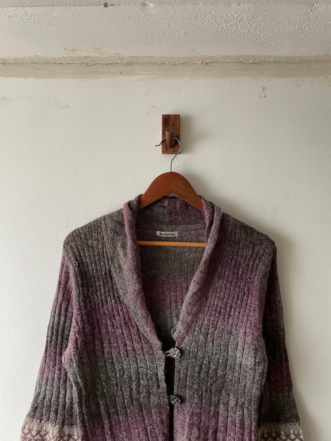 JPN Vintage Wool Knit Cardigan 상품이미지2