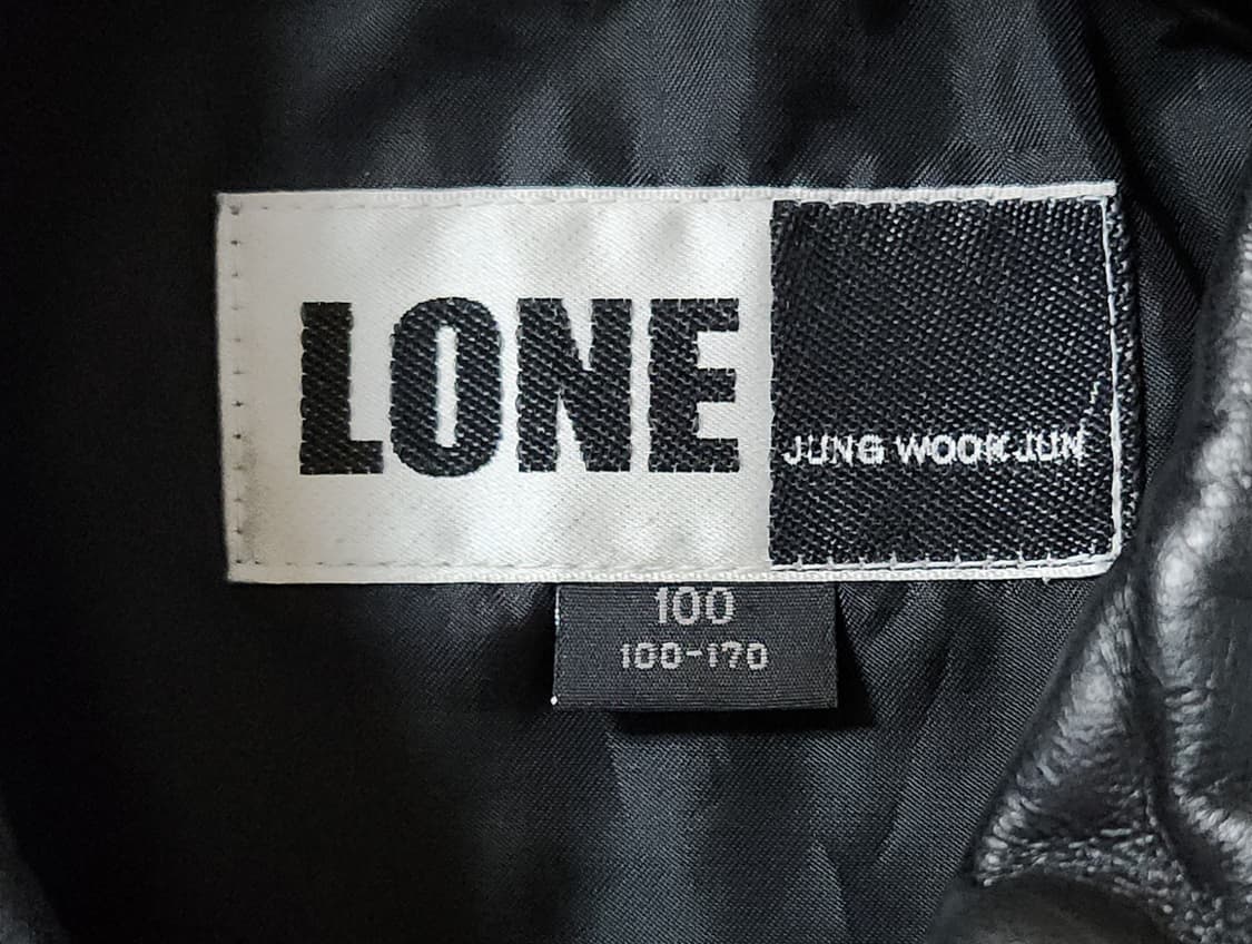 (착샷) 준지 LONE 정욱준 가죽자켓 트러커 레더 자켓 상품이미지3