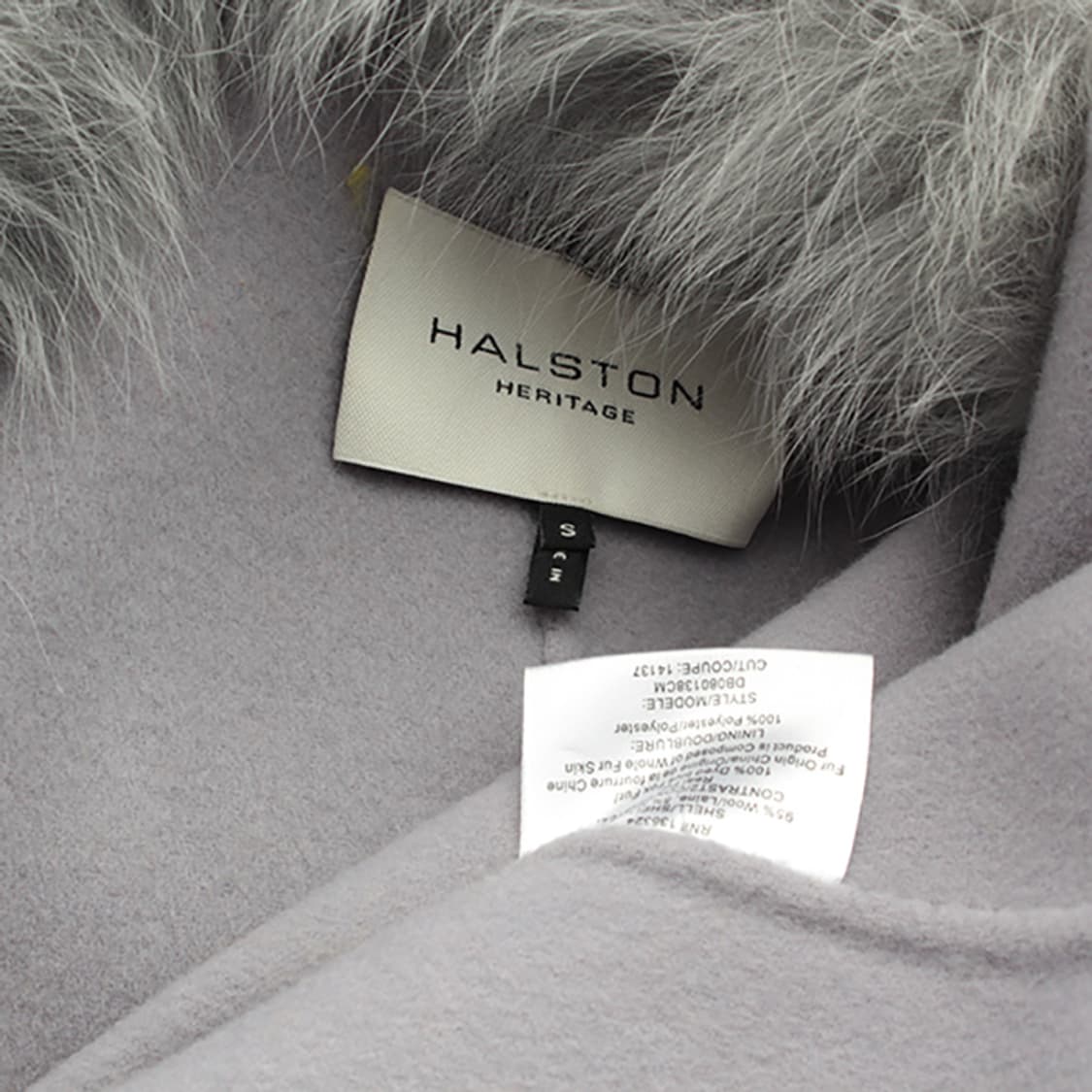 할스톤 그레이 폭스 퍼 숏 자켓 44 상품이미지3