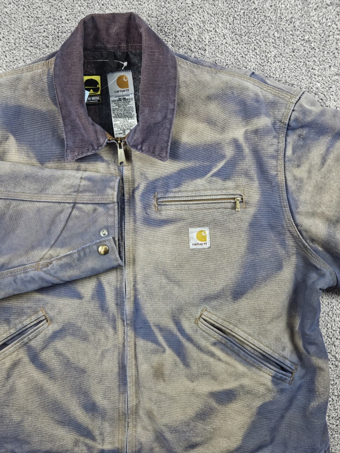 칼하트 J01 디트로이드 다잉워시드 커스텀 자켓 ( 48 )/ 10120 상품이미지6