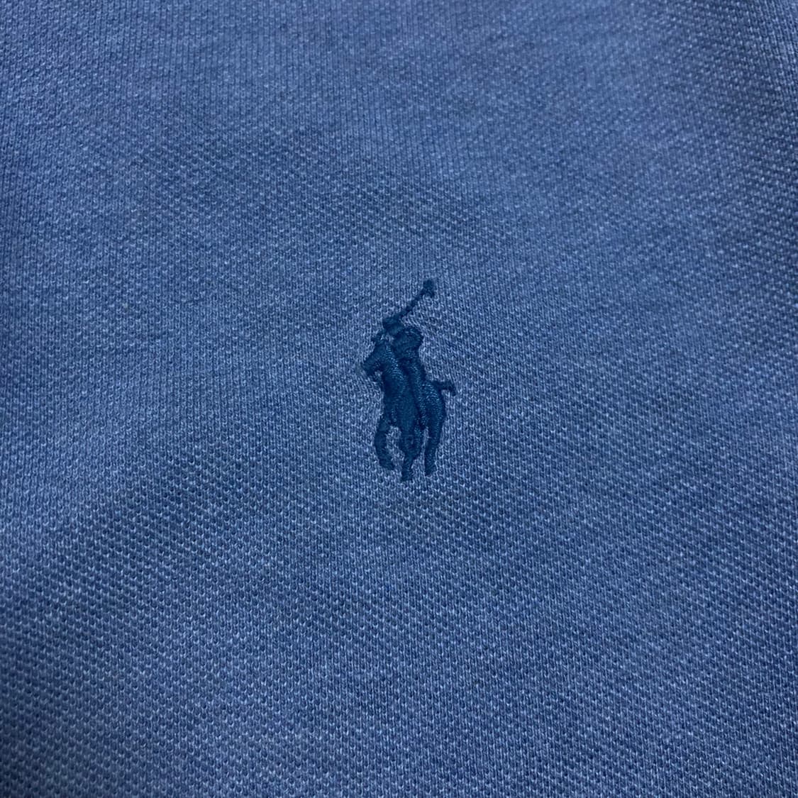 폴로 랄프로렌 스몰 포니 로고 스카이 컬러 칼라 반팔티 상품이미지2